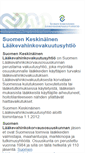Mobile Screenshot of laakevakuutus.fi